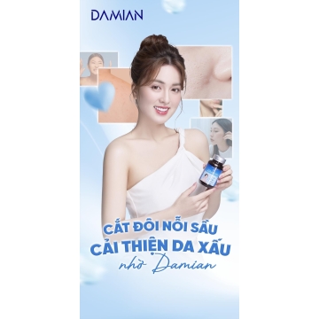 Viên Uống Mờ Thâm Nám - Trắng Da DAMIAN (H/30v)