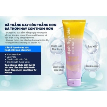 Tắm Sữa BẠCH NGỌC LIÊN Milk Bath 160g