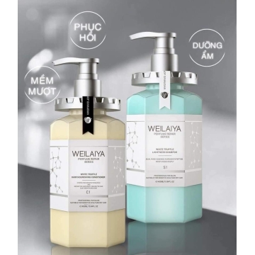 Cặp Dầu Gội & Xả Weilaiya Phục Hồi Đa Tầng Nấm (450ML)