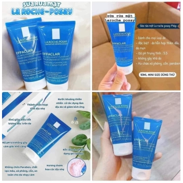Sữa Rửa Mặt Gel Tạo Bọt La Roche-Posay (50ML)
