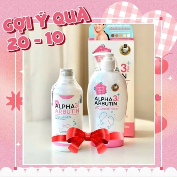 Dưỡng Thể ALPHA ARBUTIN 3Plus+ Collagen Thailand (500ML)