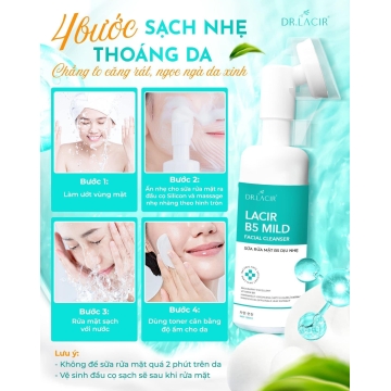 Sữa Rửa Mặt Sạch Sâu DR.LACIR Mẫu Mới (150ML)