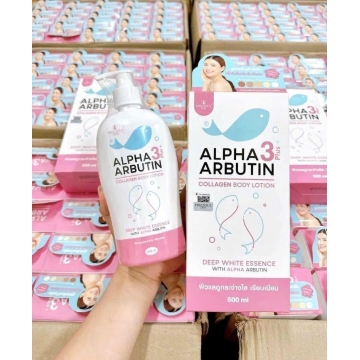 Dưỡng Thể ALPHA ARBUTIN 3Plus+ Collagen Thailand (500ML)