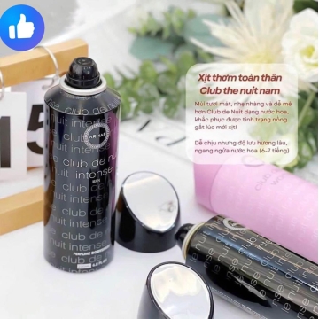 Xịt Thơm Khử Mùi Nước Hoa ARMAF Club De Nuit (200ML)
