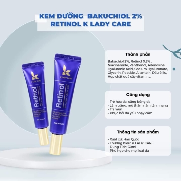 Kem Dưỡng Retinol 0,5% K Lady Care (30ML)