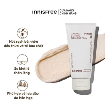 Sữa Rửa Mặt Innisfree Trở Núi Lửa (150g)