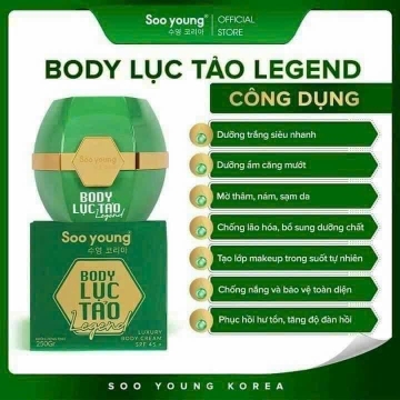 Kem Body Lục Tảo Legend SOO YOUNG (250Gr)