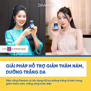 Viên Uống Mờ Thâm Nám - Trắng Da DAMIAN (H/30v)