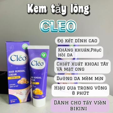 Kem Tẩy Lông Viền Bikini CLEO Khoai Tây Mật Ong (50g)