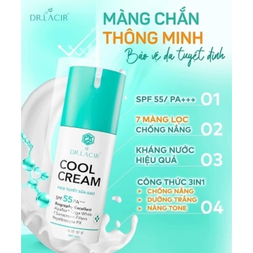 Kem Chống Nắng Dr.Lacir Cool Cream (50g)