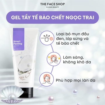 Tẩy Tế Bào Ngọc Trai Smart  Peeling THE FACE SHOP (120ML)