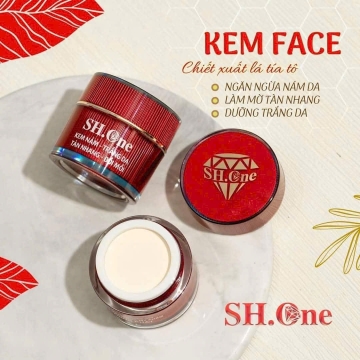 Kem Face Trắng Da Lá Tía Tô SH.One (15g)