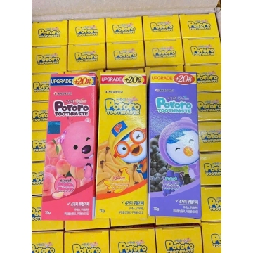 Kem Đánh Răng Trẻ Em PORORO Hàn Quốc (70g)