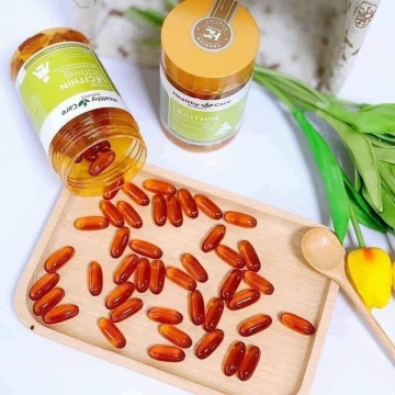Viên Mầm Đậu Nành Lecithin 1200mg Healthy Care (100v)