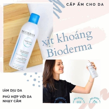 Xịt Khoáng BIODERMA Hydrabio Brume (Pháp) 300ML