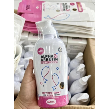 Dưỡng Thể ALPHA ARBUTIN 3Plus+ Collagen New (500ML)