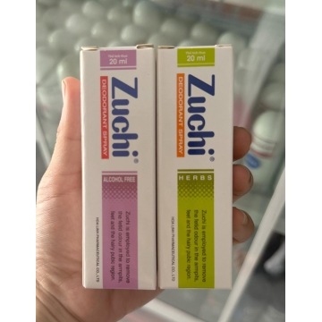 Xịt Khử Mùi Mồ Hôi Zuchi Thảo Dược (20ML)