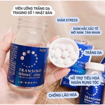 Viên Uống Trắng Da Trasnino White C Nhật (H/120v)