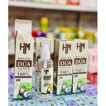 Tinh Dầu Dừa Coconut Oil HM Nguyên Chất (100ML)