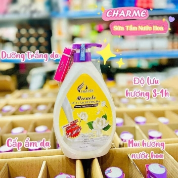 Sữa Tắm CHARME Miracle Hương Nước Hoa (1000ML)
