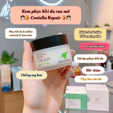 Kem Phục Hồi Rau Má Centella Repair GoodnDoc (50ML)