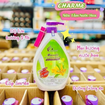 Sữa Tắm CHARME Miracle Hương Nước Hoa (1000ML)