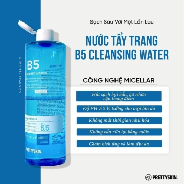 Nước Tẩy Trang B5 PrettySkin 500ML