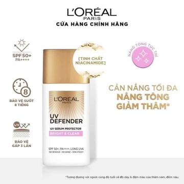 Kem Chống Nắng L’Oreal Paris Bright & Clear 50ML