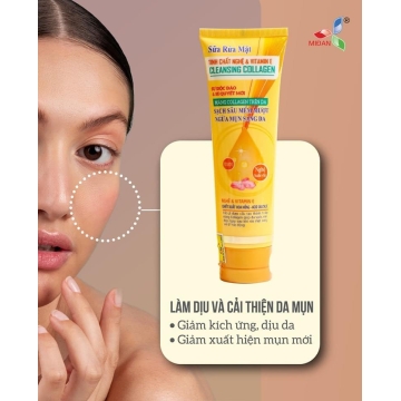 Sữa Rửa Mặt Nghệ & Vitamin E Cleansing Collagen (150ML)
