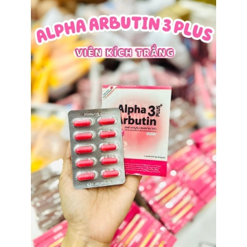 Viên Kích Trắng Alpha Arbutin 3 Plus+ Thái (H/10v)