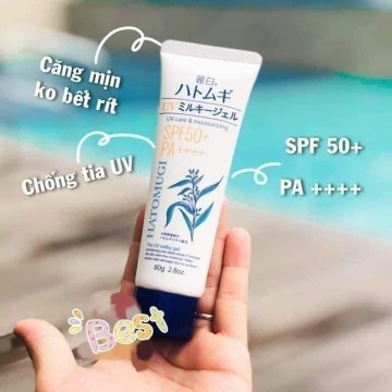 Kem Chống Nắng Hatomugi Ý Dĩ (80g)
