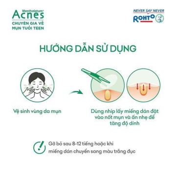 Miếng Dán Mụn Acnes CLEAR PATCH BHA 2% (H/24)