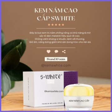 Kem Face Nám SWHITE Cao Cấp (25g)