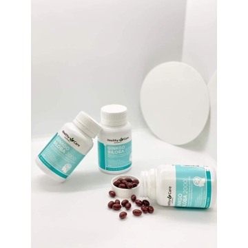 Viên Uống Bổ Não Ginkgo Biloba Healthy Care Úc (100v)