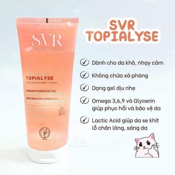 Sữa Rửa Mặt SVR Gel Lavant Topialyse (200ML)