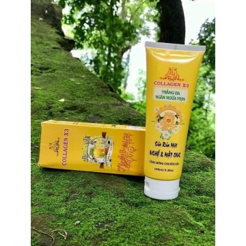 Sữa Rửa Mặt Nghệ - Mật Ong Collagen X3 Đông Anh (100ML)