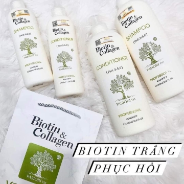 Cặp Dầu Gội - Xả Biotin & Collagen Ý (1000ML)