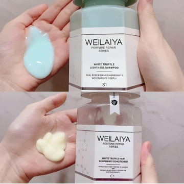 Cặp Dầu Gội & Xả Weilaiya Phục Hồi Đa Tầng Nấm (450ML)