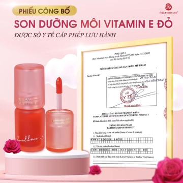 Son Dưỡng Môi Rosy Vitamin E Đỏ (3,8gr)