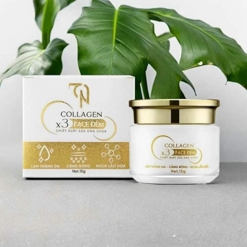 Kem Face Đêm Collagen X3 Sữa Ong Chúa (15g)