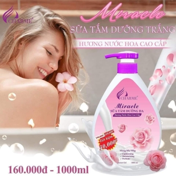 Sữa Tắm CHARME Miracle Hương Nước Hoa (1000ML)