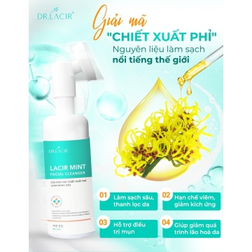 Sữa Rửa Mặt Sạch Sâu DR.LACIR Mẫu Mới (150ML)