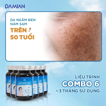 Viên Uống Mờ Thâm Nám - Trắng Da DAMIAN (H/30v)