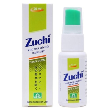 Xịt Khử Mùi Mồ Hôi Zuchi Thảo Dược (20ML)