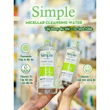 Nước Tẩy Trang Simple (200ML)