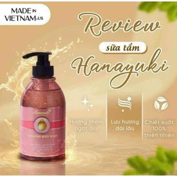 Sữa Tắm Thảo Dược - Lông Cừu Hanayuki (500g)