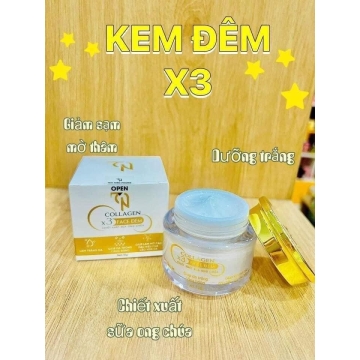 Kem Face Đêm Collagen X3 Sữa Ong Chúa (15g)