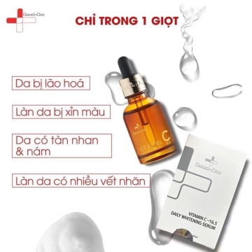 Serum Vitamin C 16,5 Daily White GoodnDoc (30ML)