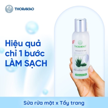 Sữa Rửa Mặt Tẩy Trang ALOE VERA Thorakao (140g)