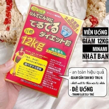 Viên Uống Giảm Cân DERU 12KG Nhật Bản